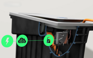  Wetterbeständiger und sicherer Verschluss für Ladestationen