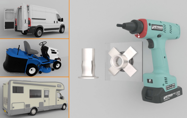 Starke Verbindungen für leichte Konstruktionen: High Torque Spreiz-Blindnietmuttern für Transport- und Logistikfahrzeuge