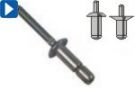 Schwere Belastung / Multigrip / Lochfüllend / Edelstahl-Edelstahl (Magna-Lok)
